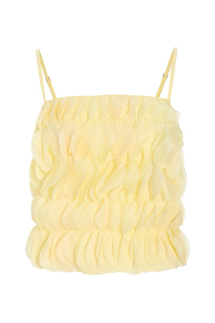 HUNKØN Aiko Top Toppe Yellow
