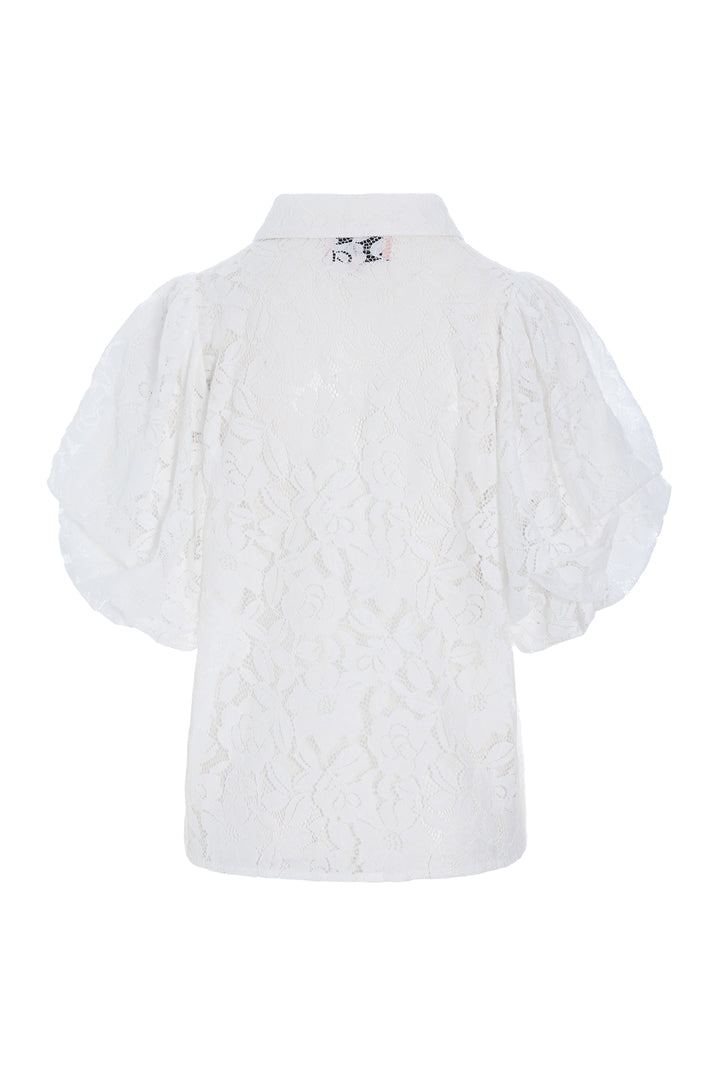 HUNKØN Bello Shirt Skjorter White