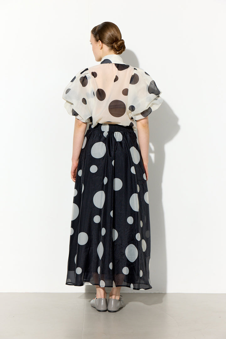 HUNKØN Blair Long Skirt Nederdele Black