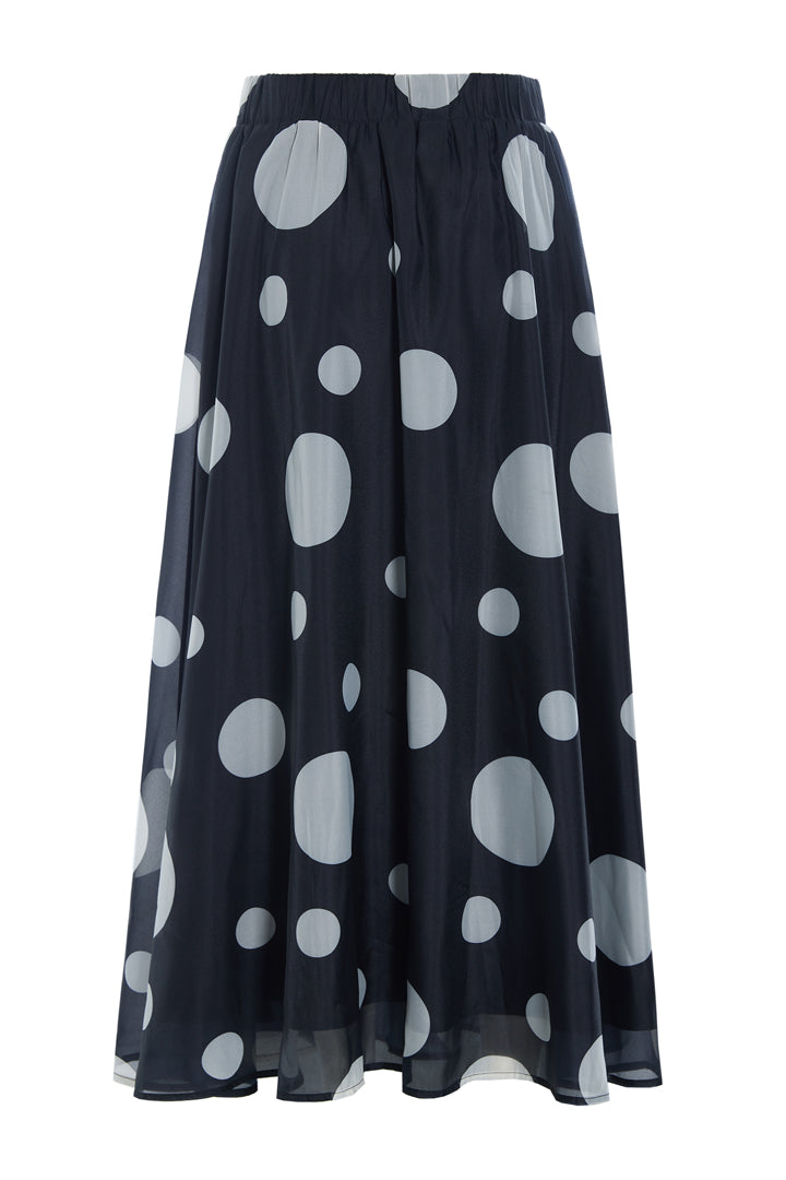 HUNKØN Blair Long Skirt Nederdele Black