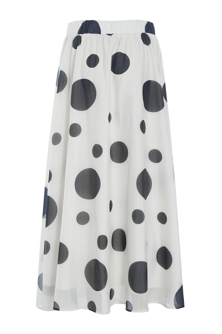 HUNKØN Blair Long Skirt Nederdele White