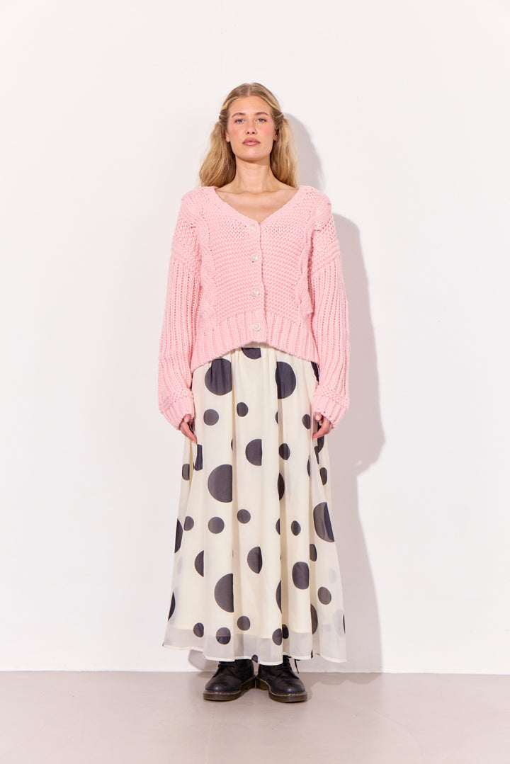 HUNKØN Blair Long Skirt Nederdele White