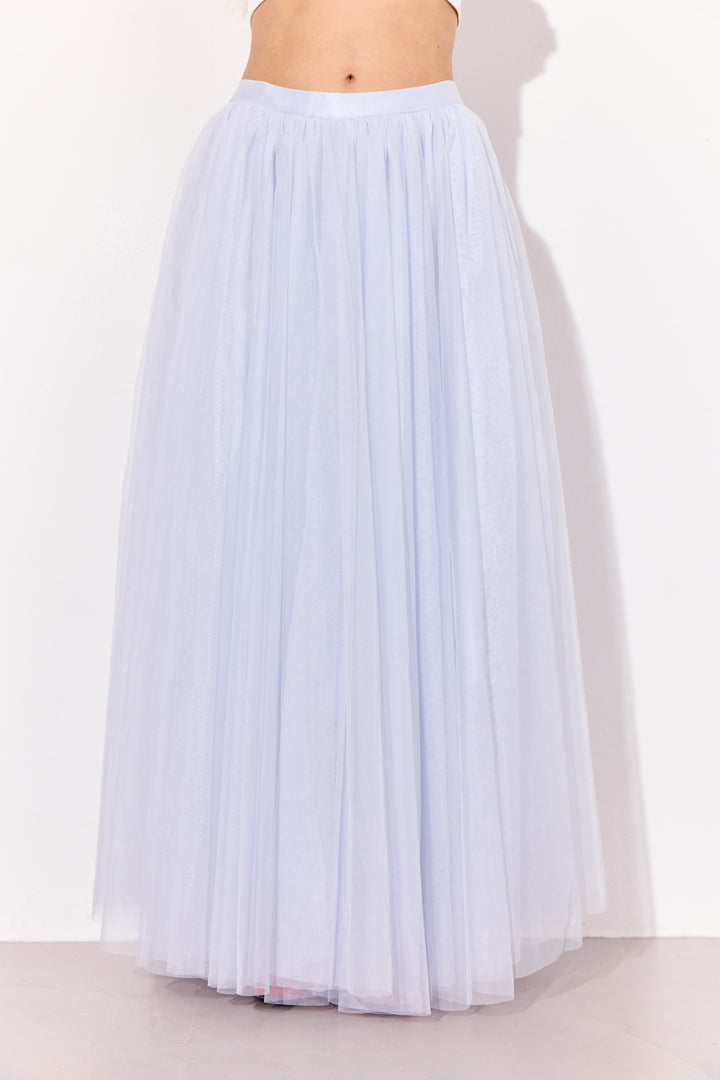 HUNKØN Bridget Skirt Nederdele Soft Blue