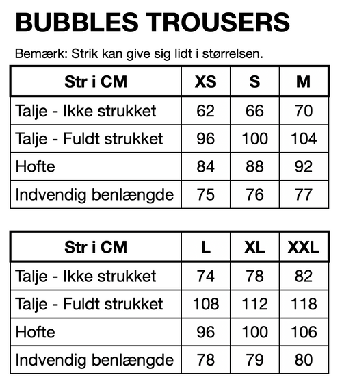 HUNKØN Bubbles Trousers Bukser Green Striped