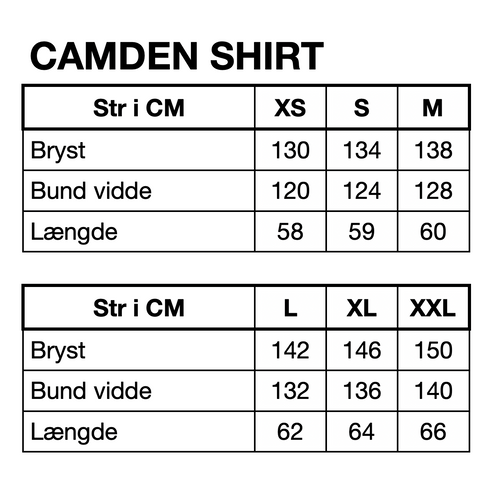 HUNKØN Camden Shirt Skjorter Black