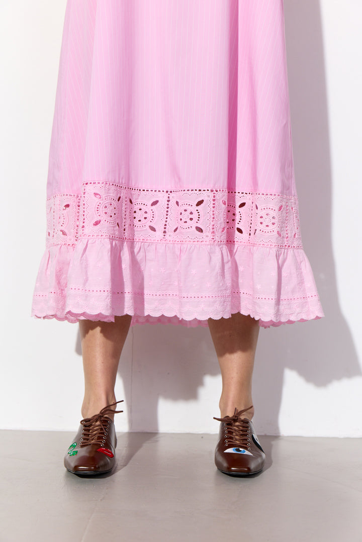 HUNKØN Cornelia Dress Kjoler Pink