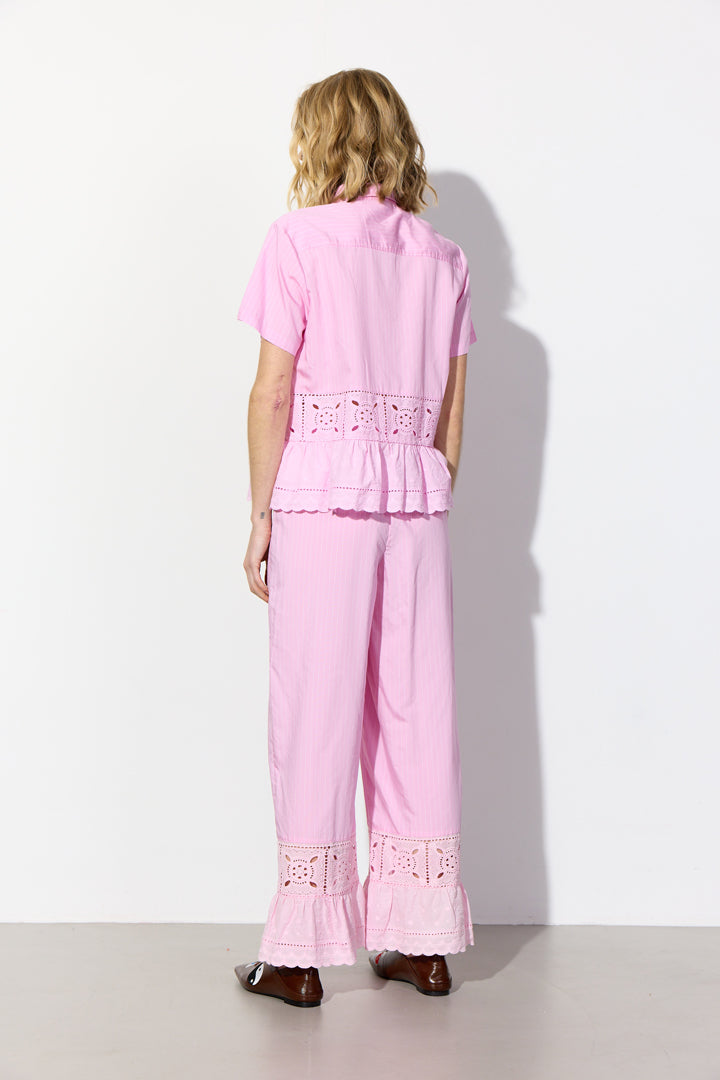 HUNKØN Cornelia Shirt Skjorter Pink