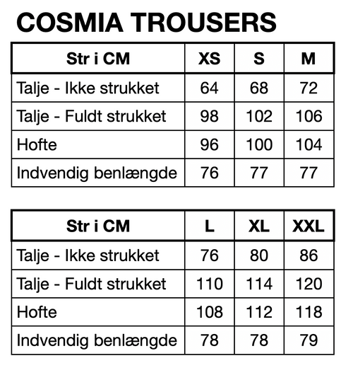 HUNKØN Cosmia Trousers Bukser Caramel Showstopper Art Print