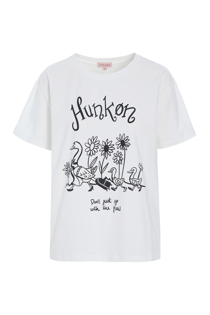 HUNKØN Duckling T-shirt T-shirts Black Duck