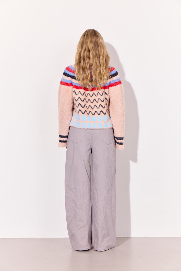 HUNKØN Electra Trousers Bukser Grey