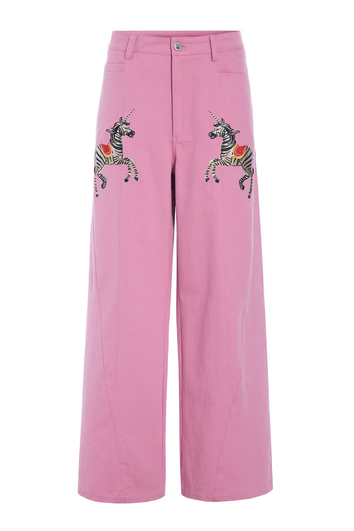 HUNKØN Electra Trousers Bukser Pink