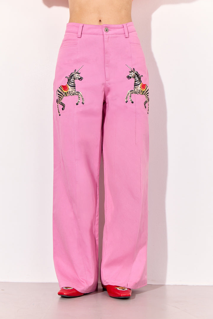 HUNKØN Electra Trousers Bukser Pink
