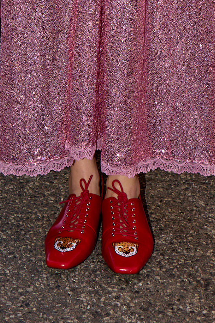 HUNKØN Elfrida Shoes Accessories Red