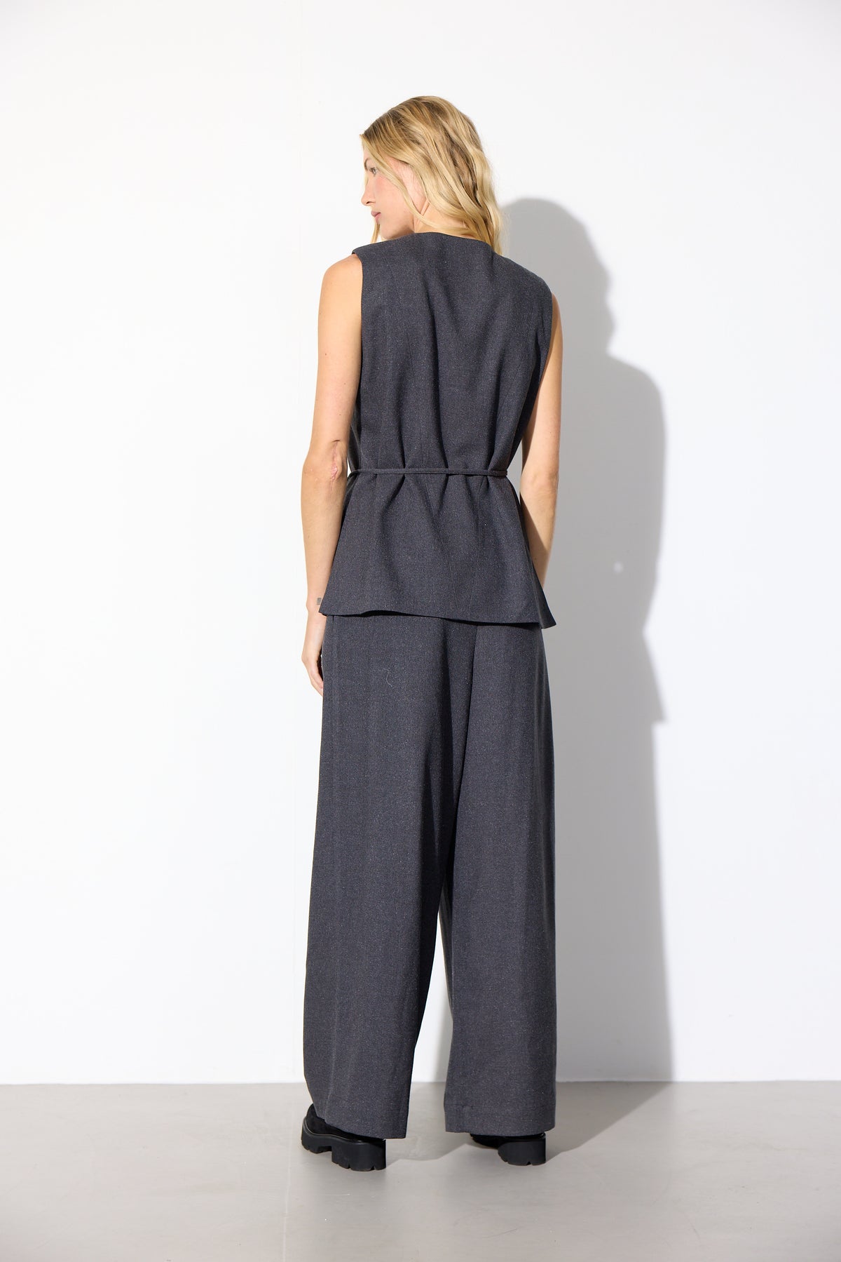 HUNKØN Emiko Vest Vests Grey