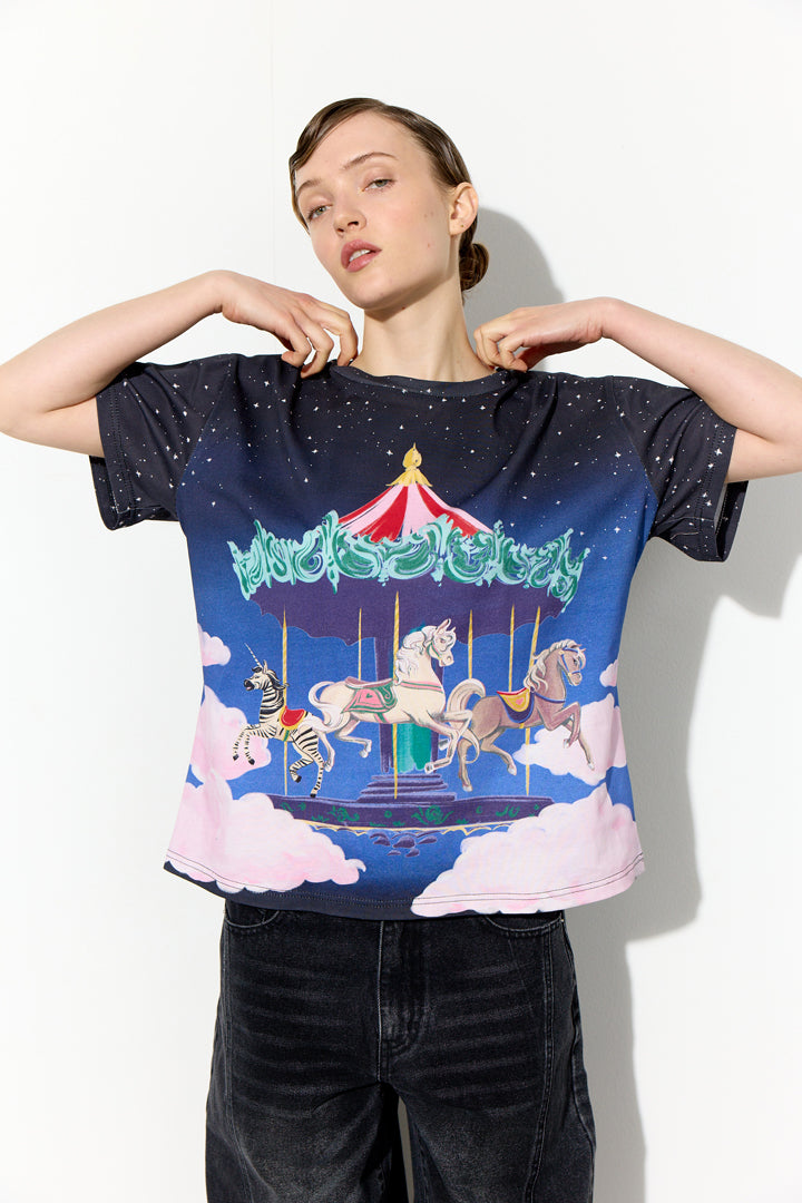 HUNKØN Fable T-shirt T-shirts Dream Fairground Art Print