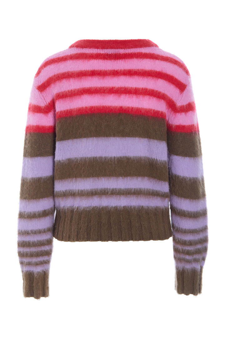 HUNKØN Farah Knit Blouse Bluser Cocoa Rib