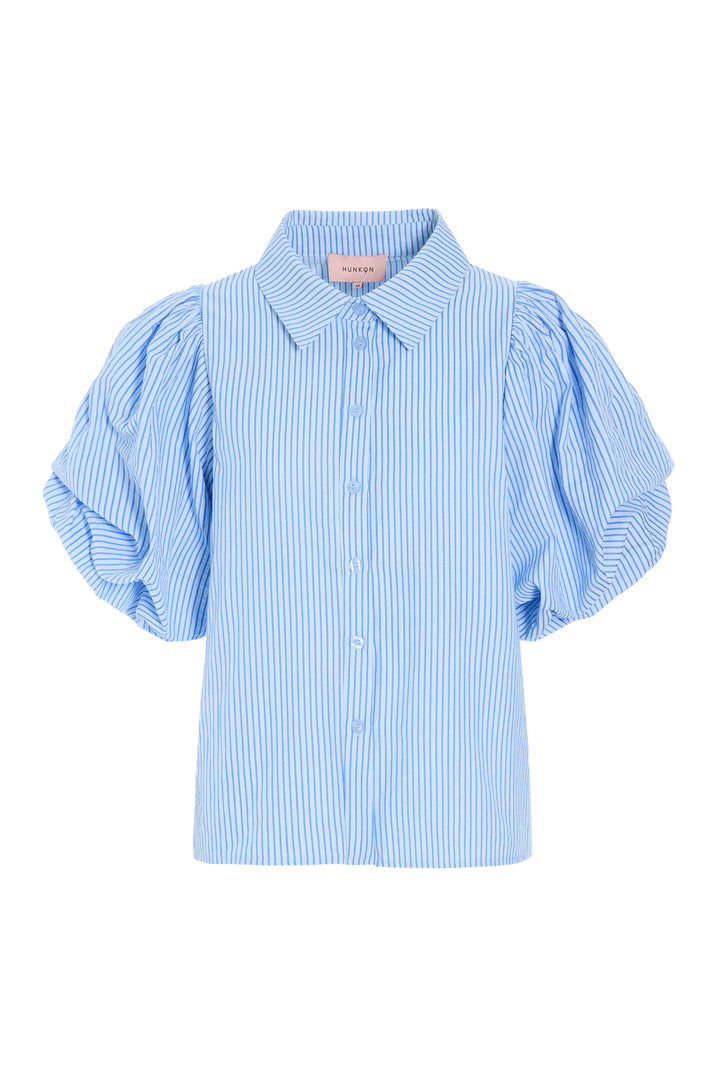 HUNKØN Gudrun Shirt Skjorter Blue