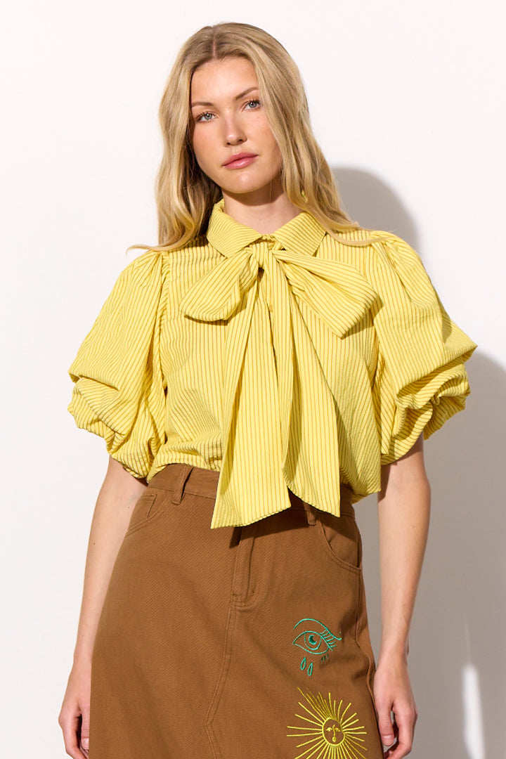 HUNKØN Gudrun Shirt Skjorter Yellow