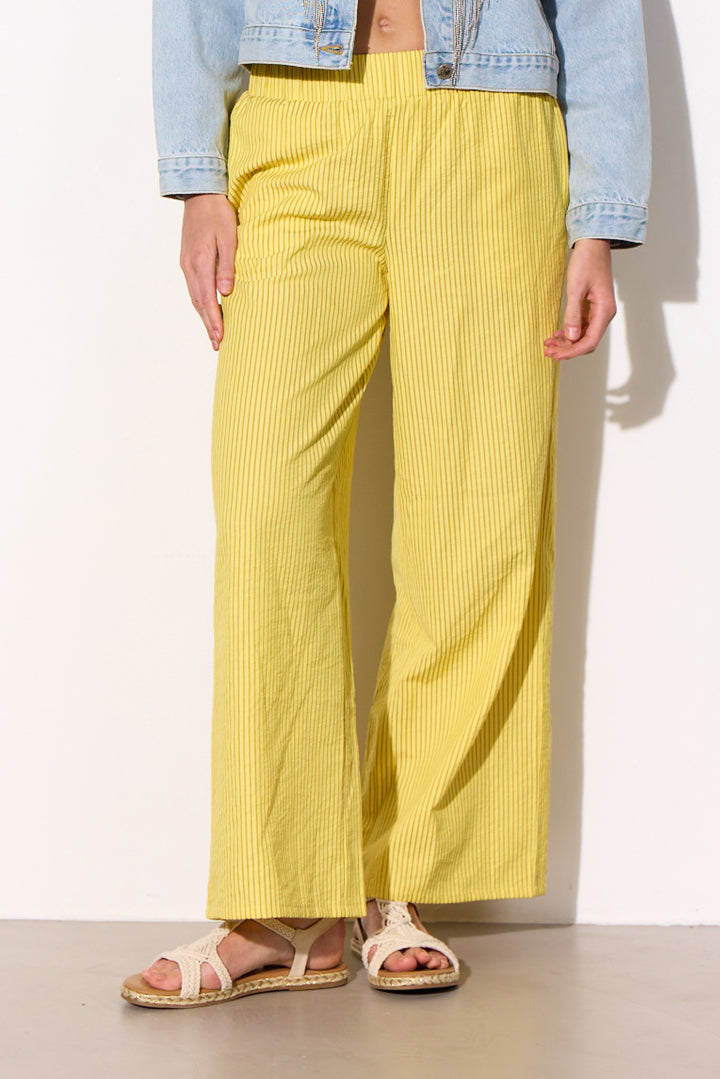 HUNKØN Gudrun Trousers Bukser Yellow