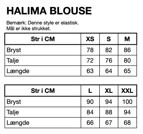 HUNKØN Halima Blouse Bluser Green Striped