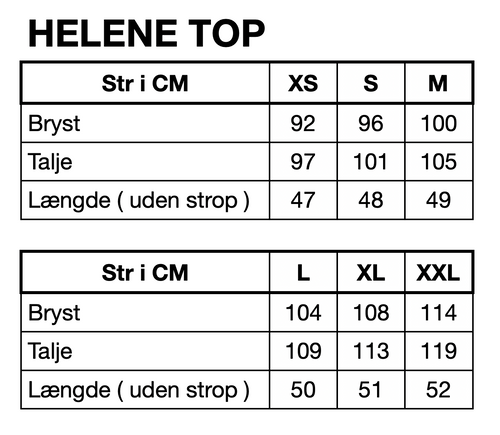 HUNKØN Helene Top Toppe Berry