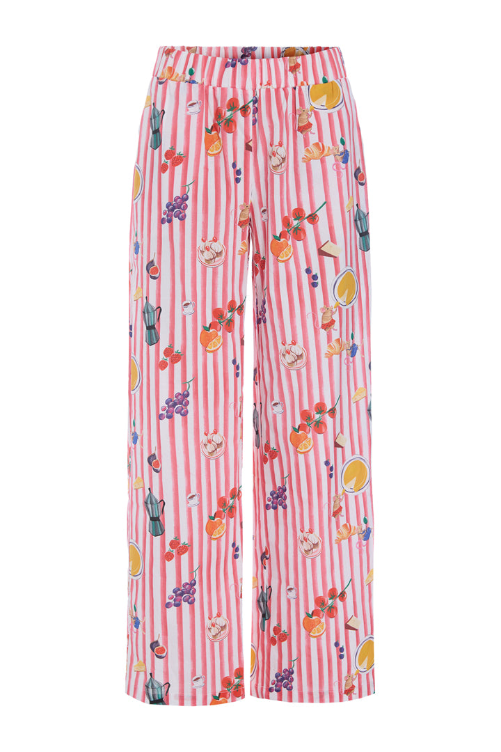 HUNKØN Jess Trousers Bukser Picnic Art Print