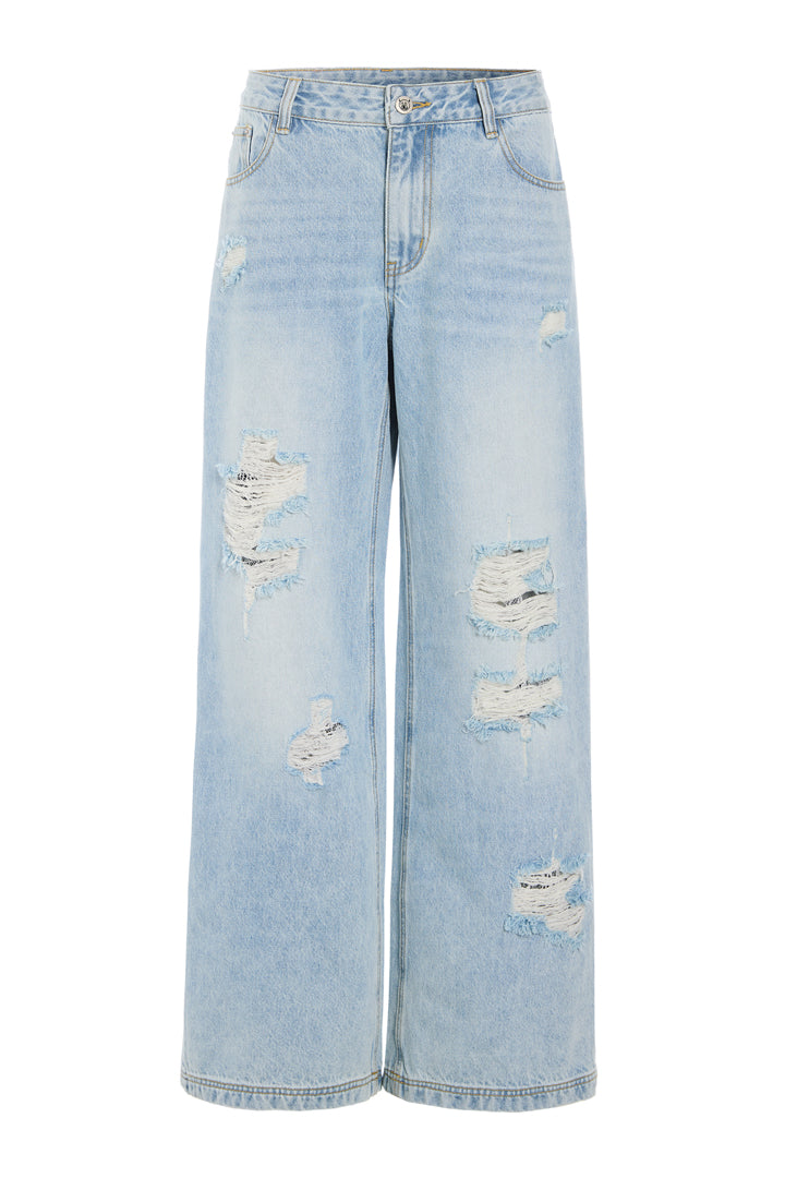 HUNKØN Jody Ripped Jeans Bukser Light Denim