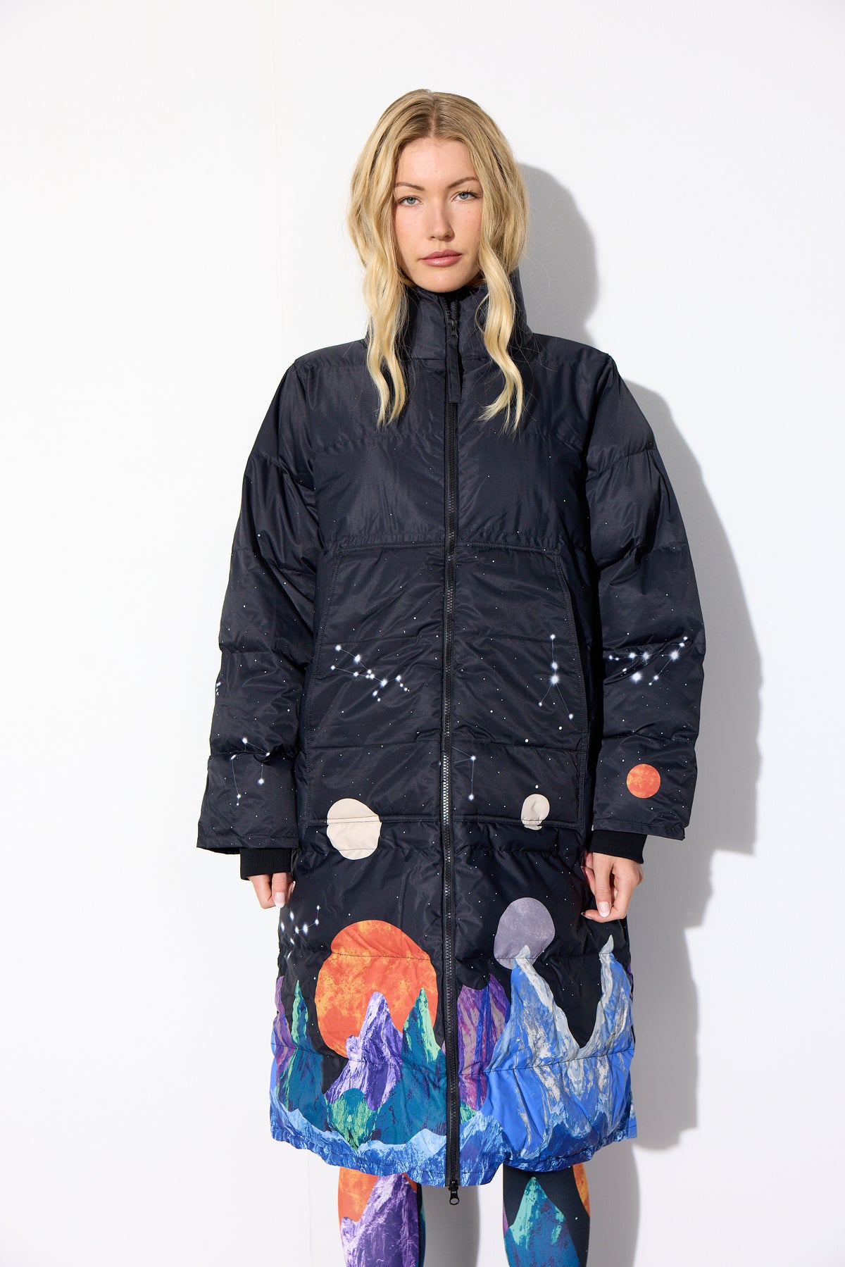 HUNKØN Justice Jacket Jakker Outer Space Art Print