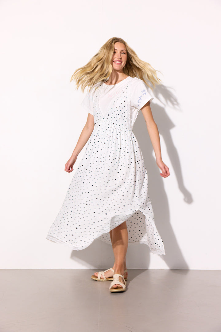 HUNKØN Kris Dress Kjoler White