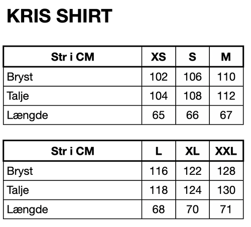 HUNKØN Kris Shirt Skjorter Blue