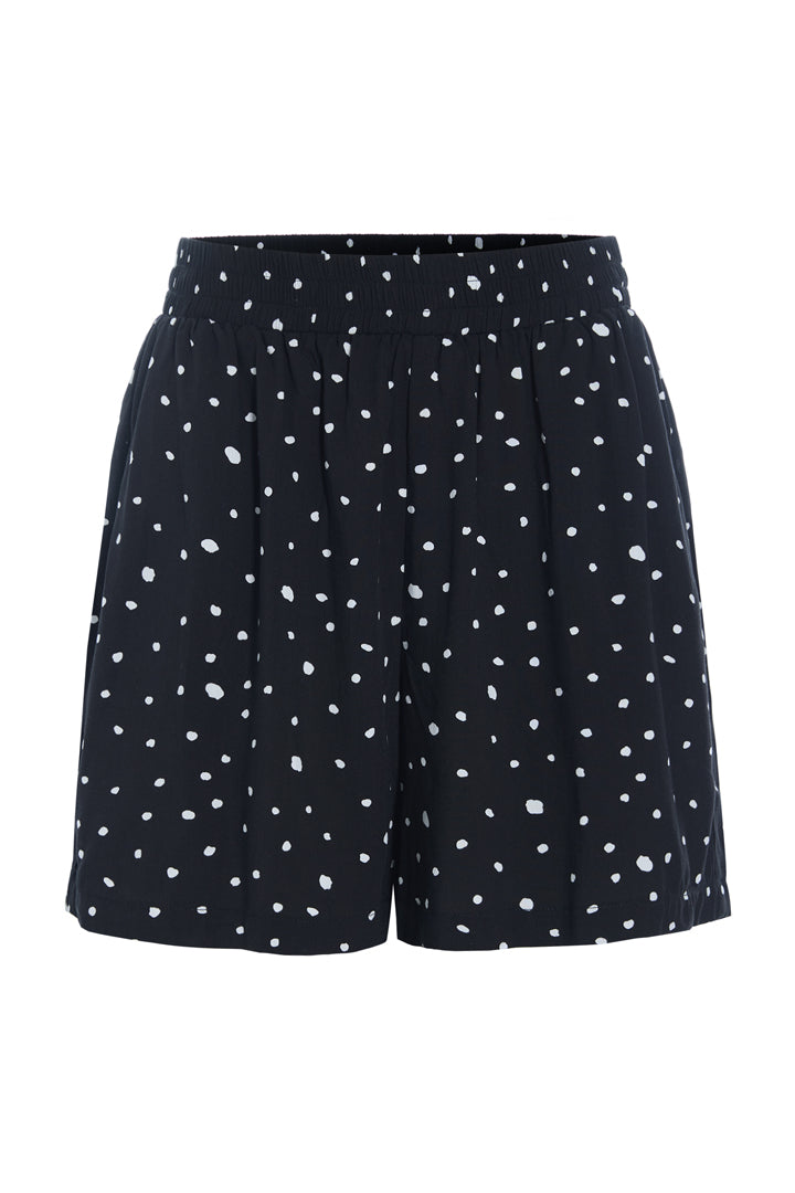 HUNKØN Kris Shorts Shorts Black w/White dots