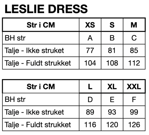 HUNKØN Leslie dress Kjoler Black