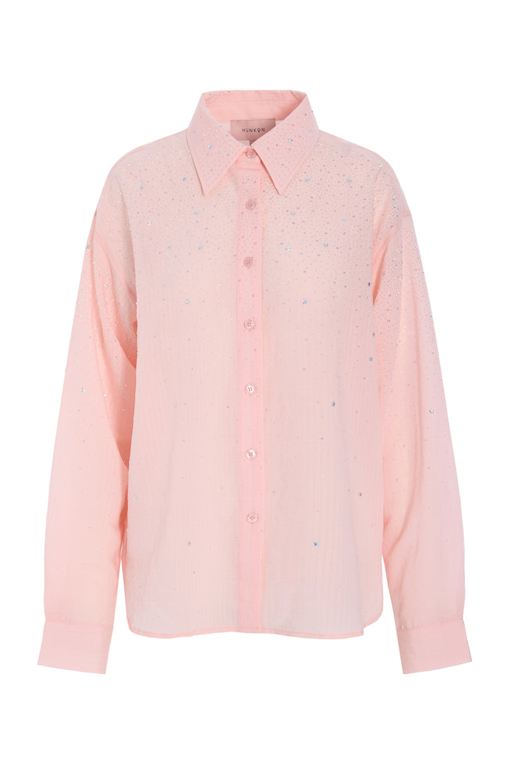 HUNKØN Lumina Shirt Skjorter Rose