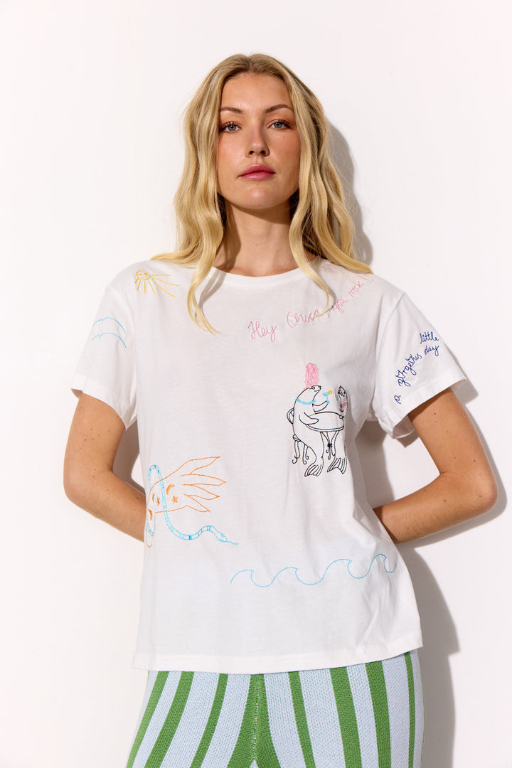 HUNKØN Mavis T-shirt T-shirts White