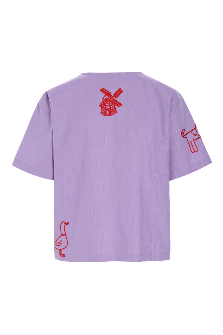 HUNKØN Nina Shirt Skjorter Lavender