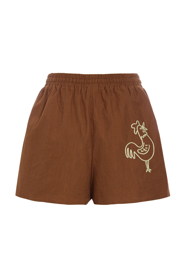 HUNKØN Nina Shorts Shorts Brown