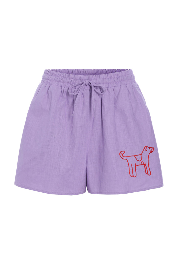 HUNKØN Nina Shorts Shorts Lavender