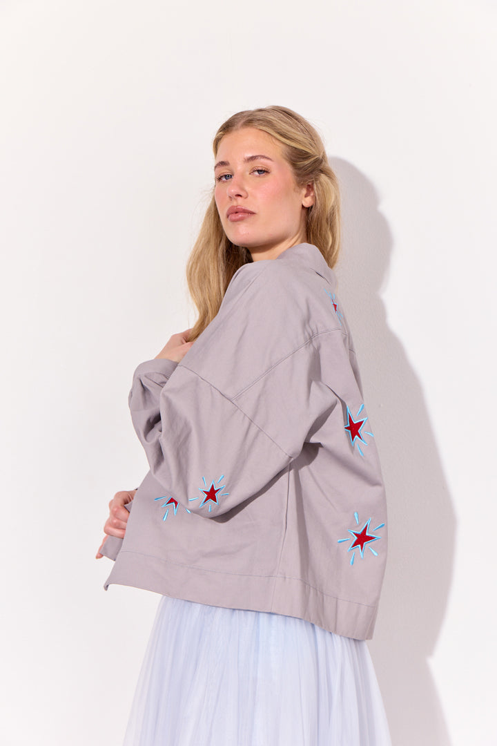 HUNKØN Electra Shirt Skjorter Grey