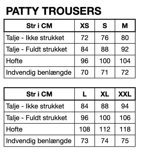 HUNKØN Patty Lace Trousers Bukser Cream