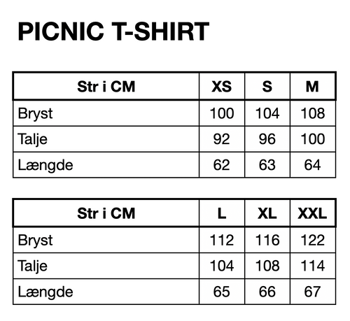 HUNKØN Picnic T-shirt T-shirts White