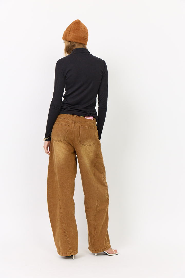 HUNKØN Rebekka Turtleneck Bluser Black