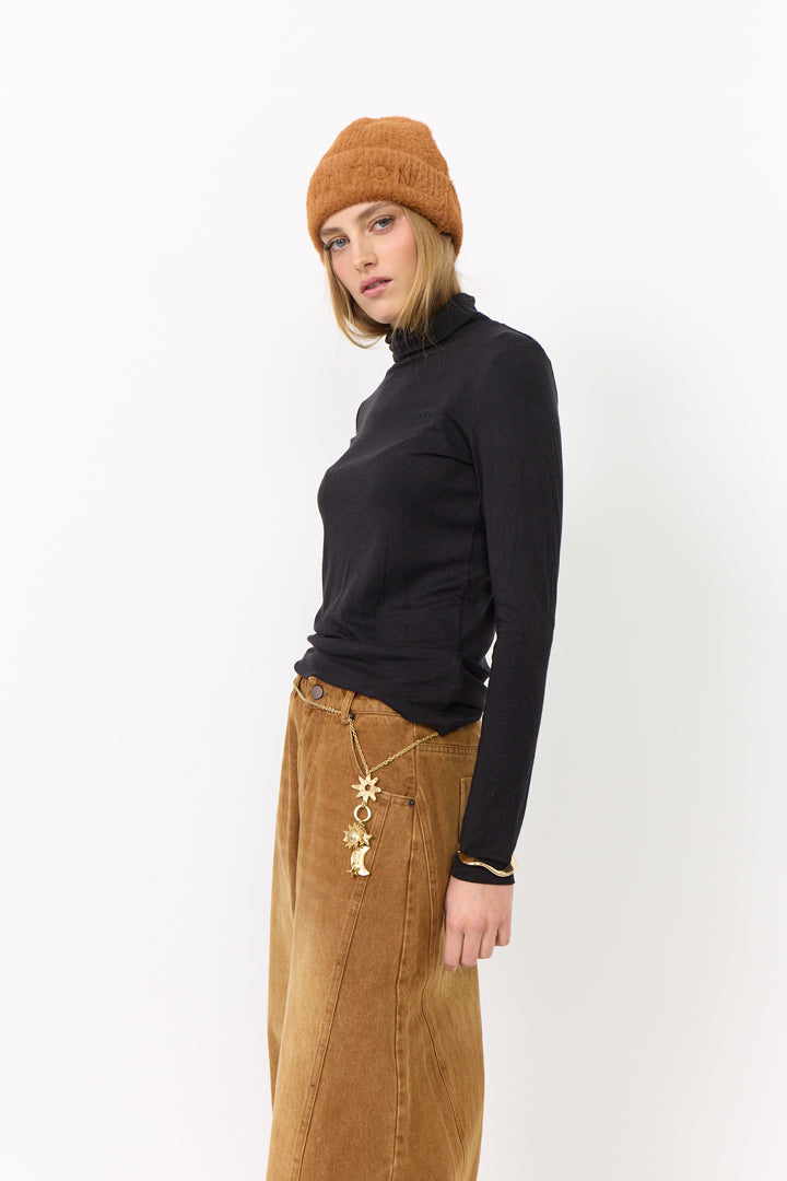 HUNKØN Renata Barrel Jeans Bukser Brown