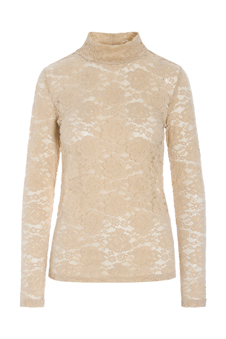 HUNKØN Ronja Blouse Bluser Beige
