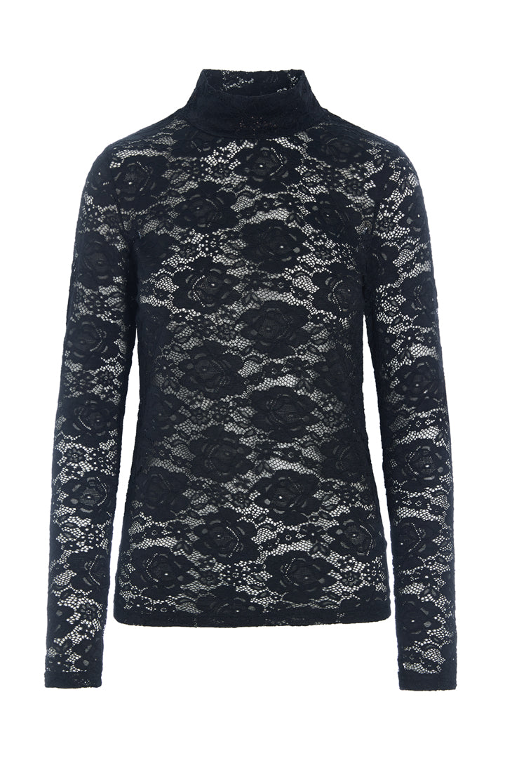 HUNKØN Ronja Blouse Bluser Black