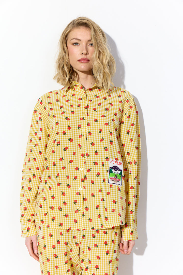 HUNKØN Ruth Shirt Skjorter Yellow