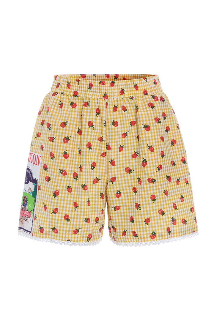 HUNKØN Ruth Shorts Shorts Yellow