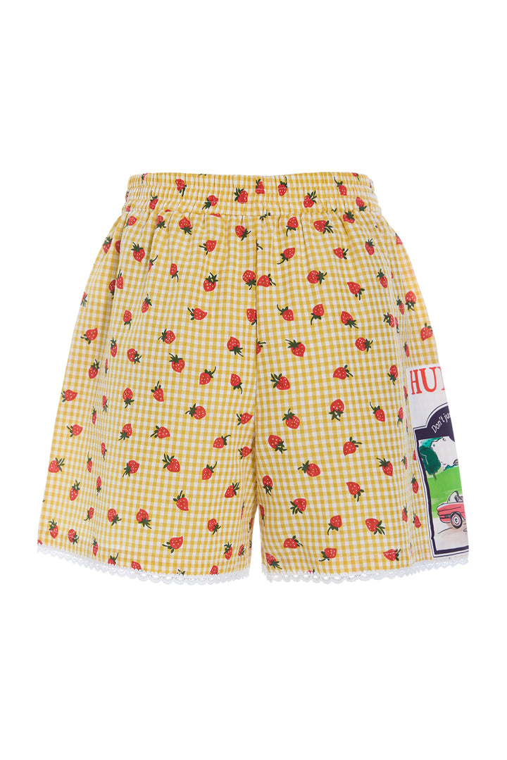 HUNKØN Ruth Shorts Shorts Yellow