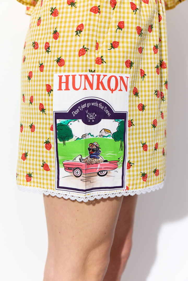 HUNKØN Ruth Shorts Shorts Yellow