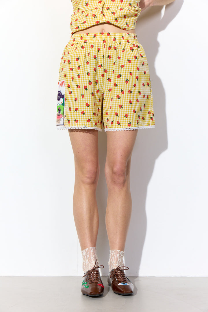 HUNKØN Ruth Shorts Shorts Yellow