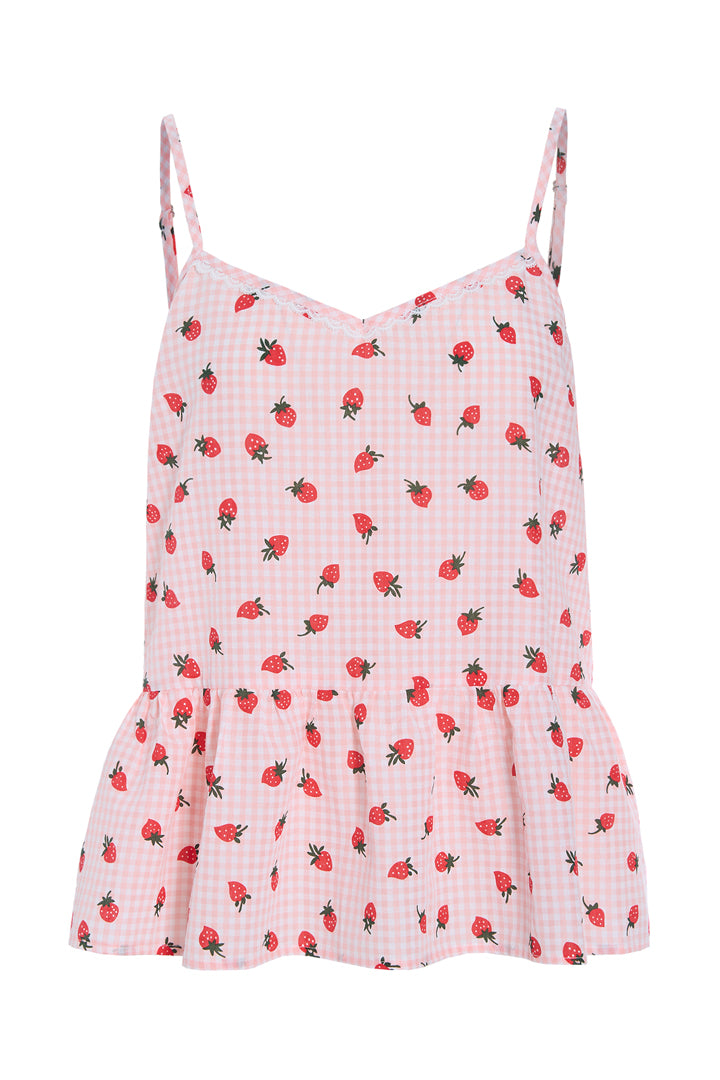 HUNKØN Ruth Top Toppe Pink